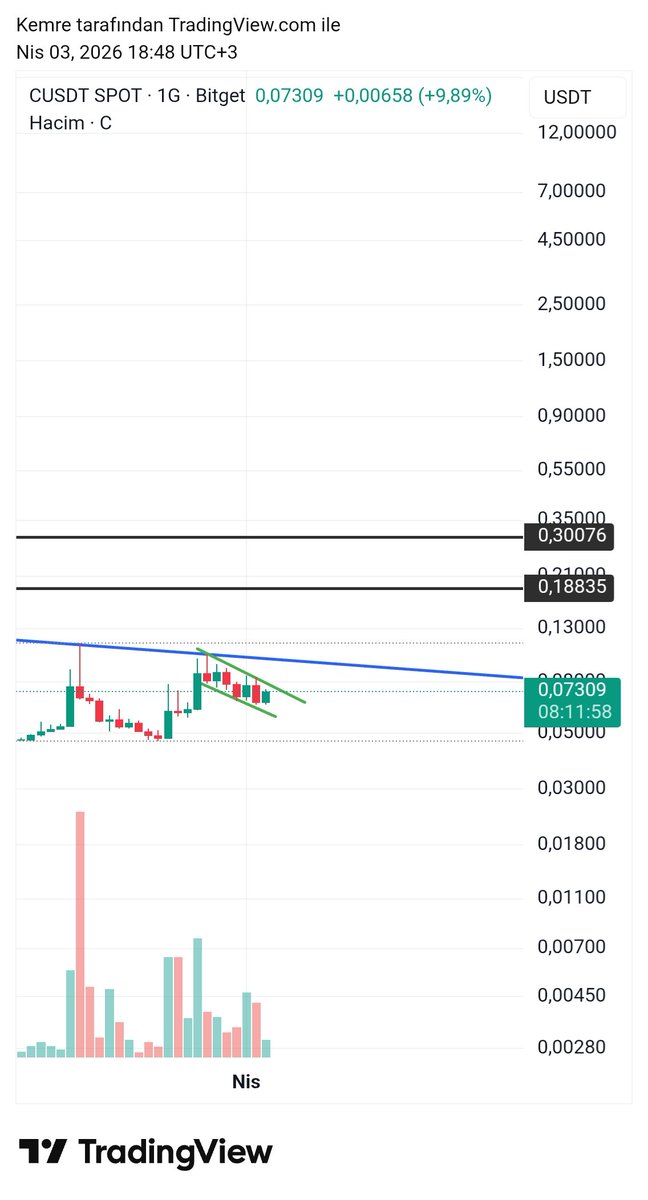 CryptoEmree_'s tweet image. $c #c çıkışa alarm kurduk bekliyoruz ⏳️