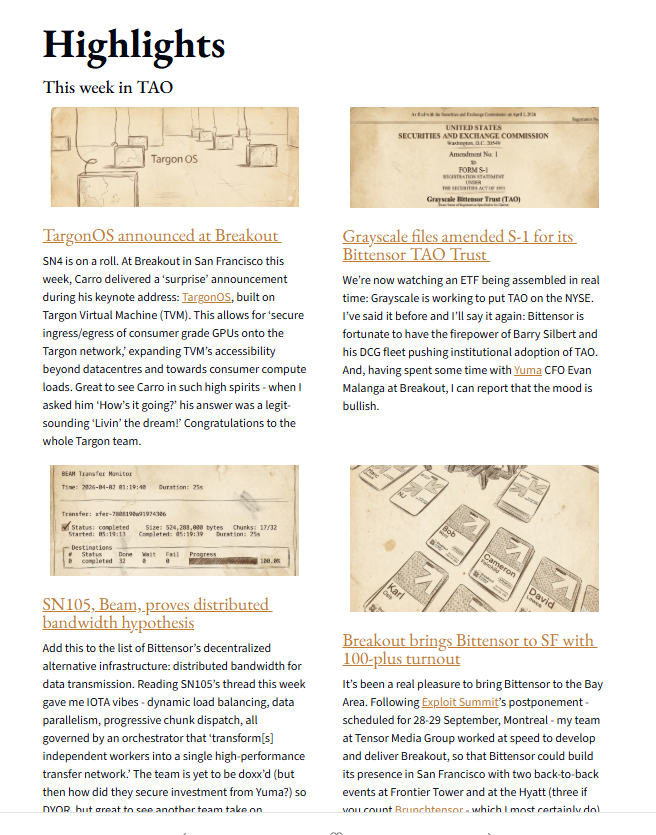 TAO Times ⚡️ tweet media