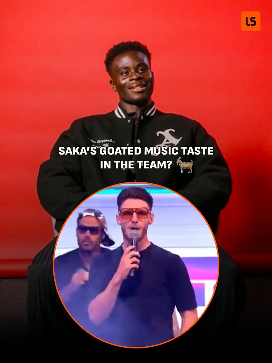 Saka just dropped his Arsenal GOATED list 🐐🔴