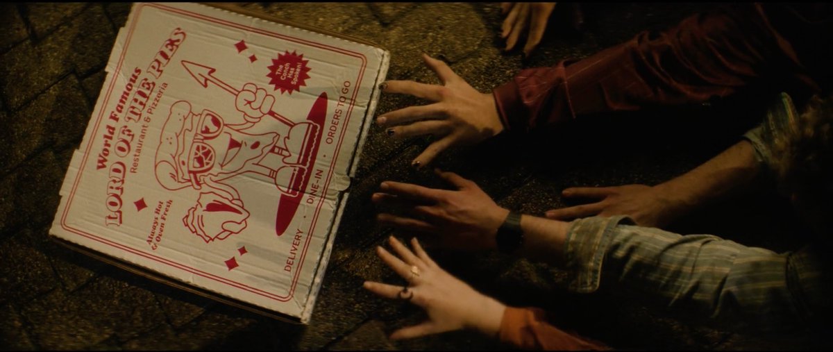 aotpeter's tweet photo. pizza movie (2026) dir. Brian McElhaney, Nick Kocher https://t.co/5cXUJ9H3Ch