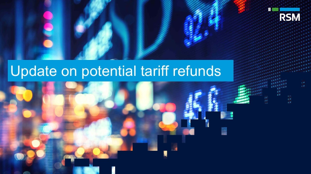 The U.S. Court of International Trade order directed the CBP to process customs entries without regard to IEEPA duties. How does that impact potential tariff refunds? RSM's Accounting Brief covers the financial reporting implications. rsm.buzz/4sfUtWm