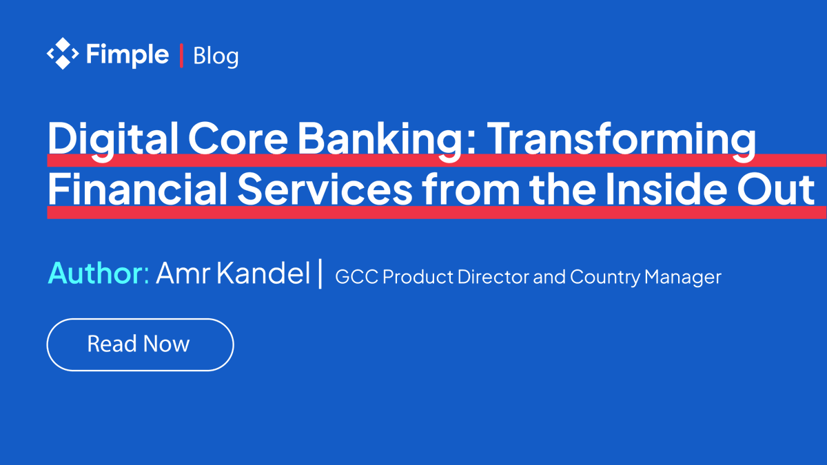 Fimpleos's tweet photo. Many banks today look digital on the surface; mobile apps, chatbots, and sleek interfaces; but true transformation starts much deeper: at the core.

In this insightful article, Mr. Amr Kandel our GCC product director and Country Manager, explains why digital core banking is the real engine behind faster product launches, real-time operations, stronger compliance, and scalable customer experience.

From API-first architecture to straight-through processing and continuous deployment, the article highlights why modern financial institutions can no longer rely on legacy cores if they want to compete in today’s fast-moving financial landscape.

A must-read for banking leaders, transformation teams, and fintech decision-makers shaping the future of financial services 🚀

🔗 Read the full article here: https://t.co/htlnv8FSgn…

#DigitalCoreBanking #BankingTransformation #CoreBanking #Fintech #DigitalBanking #APIFirst #FinancialServices #BankingInnovation