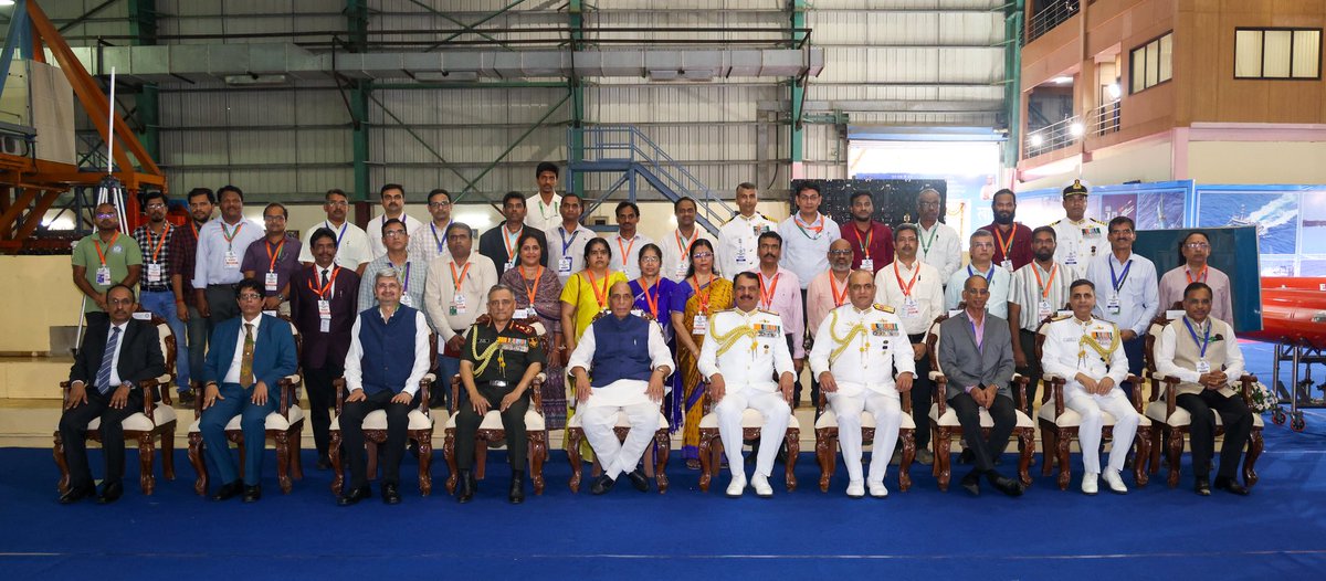 Laid the foundation stone of Large Cavitation Tunnel at NSTL (Naval ...