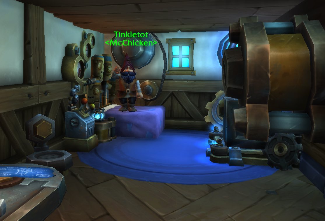 FumbleNighthowl's tweet photo. At Smooch Island Hotel (please no smooching) you can enjoy one of our many themed rooms such as our deluxe gnomish suite.
#wowhousing #gnomelife https://t.co/sPA9592vlU