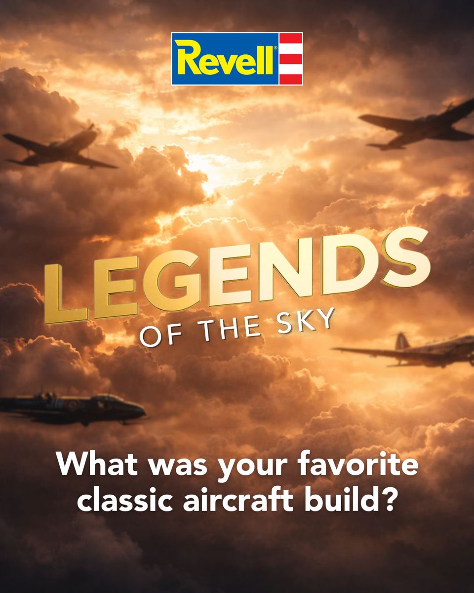 RevellUSA's tweet photo. Some aircraft kits never go out of style. ✈️
What was your favorite classic Revell aircraft build? 👀
We want to hear the ones you loved most. Drop yours below. 👇
#Revell #AircraftModel #ModelKit #RevellKit #ClassicAircraft https://t.co/HiYUJS07ZO