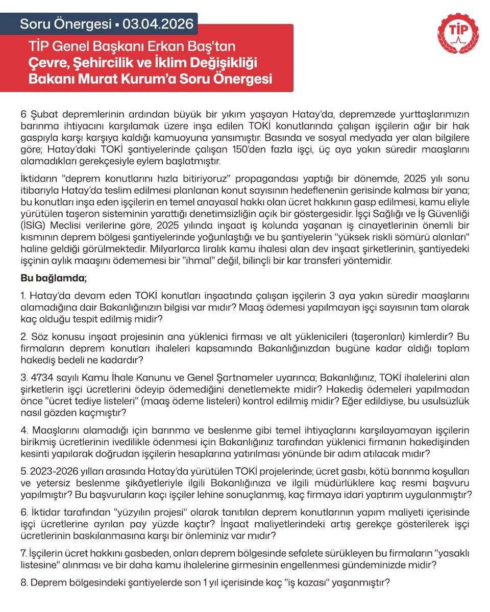 ⚙️ İŞÇİ TV tweet media