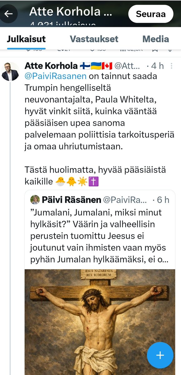 Matti Hämeenaho tweet media