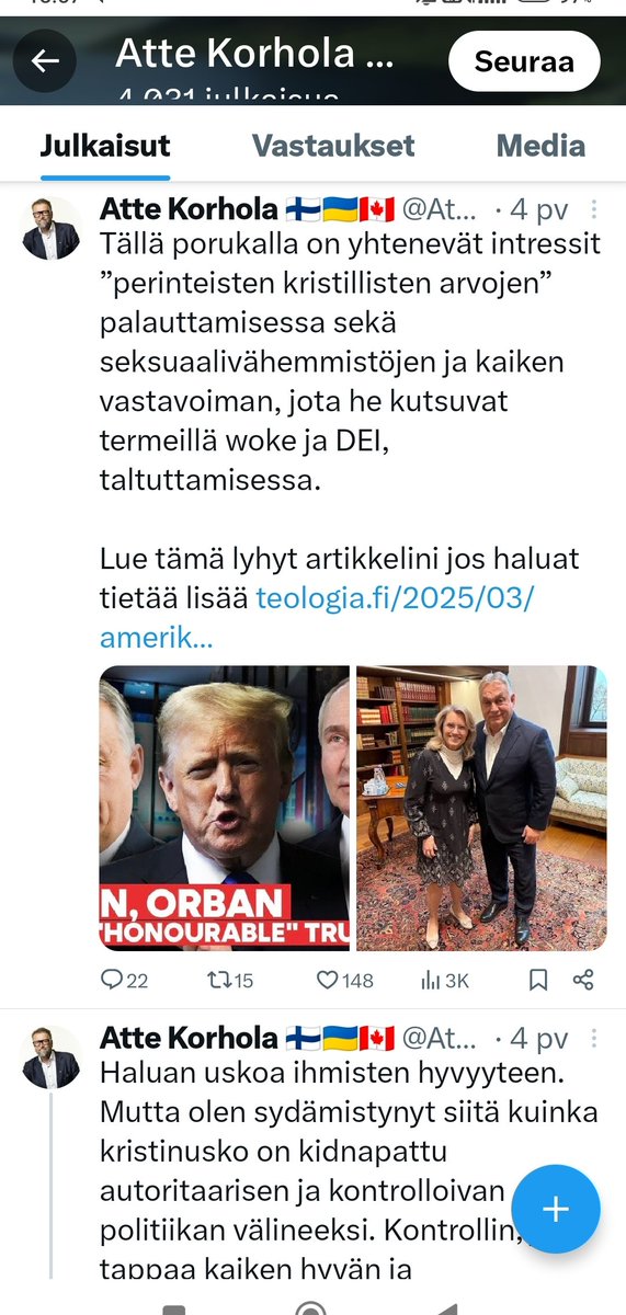 Matti Hämeenaho tweet media