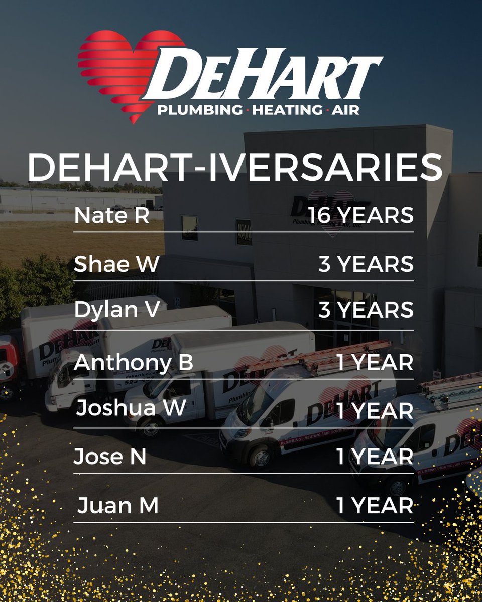 DeHart Plumbing, Heating & Air Inc. tweet media