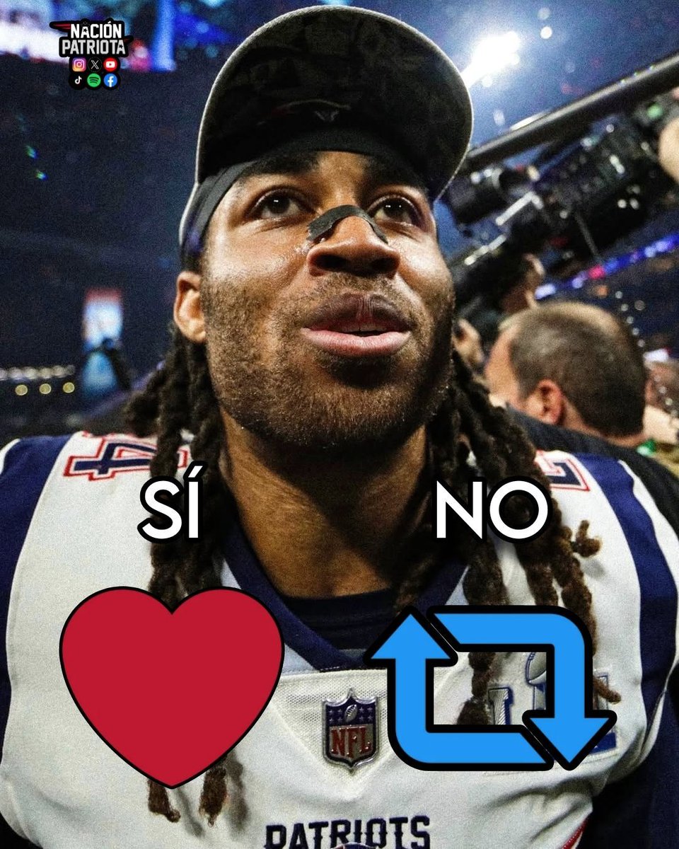nacionpatriots's tweet photo. PREGUNTA: ¿Stephon Gilmore debe ingresar al Salón de la Fama de la #NFL tras su retiro? https://t.co/lPBuJTwrxP