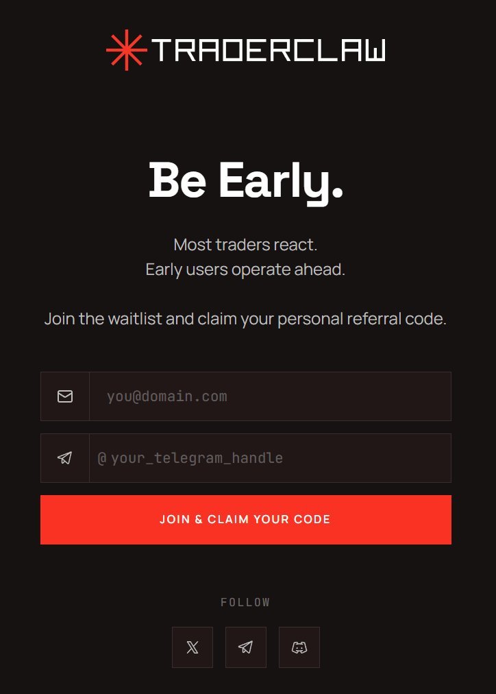 bexxxsmart's tweet photo. 🚨 Be early or stay late.

AI agents don’t wait — they execute.

Get ahead of the market, not behind it 👇
 https://t.co/EUFHOsovmT

#Crypto #AITrading #Web3

@traderclawAI https://t.co/NA1n0Bjvmk