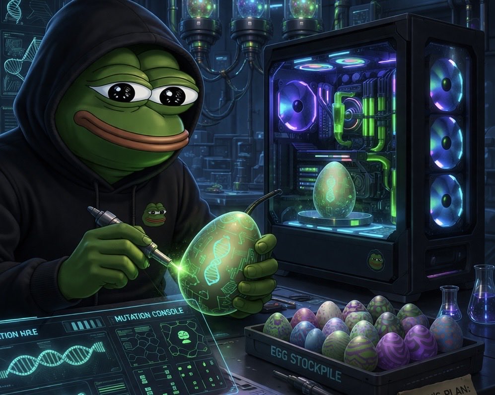PepeToken_0xBE's tweet photo. TGIF #PepeCommunity 🐸🔮🥚 https://t.co/HCjzROMB94