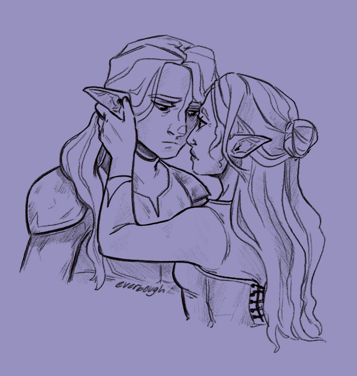 my new dnd campaign is already putting my pc through the wringer. i love him so much already 💜🥰