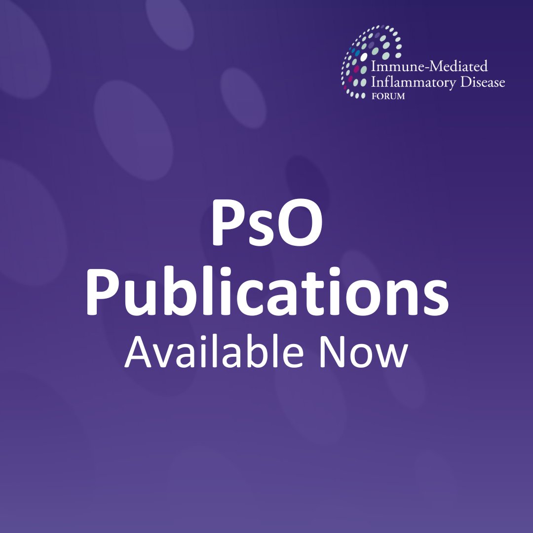 Immune-Mediated Inflammatory Disease Forum tweet media