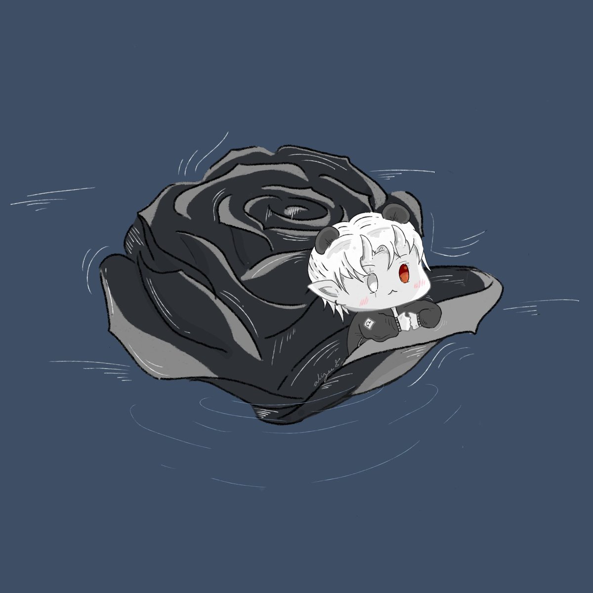 AliseLizee's tweet photo. #panDagram
Black rose and smol panDa 🤏🏼 https://t.co/G0C5r7hB5B