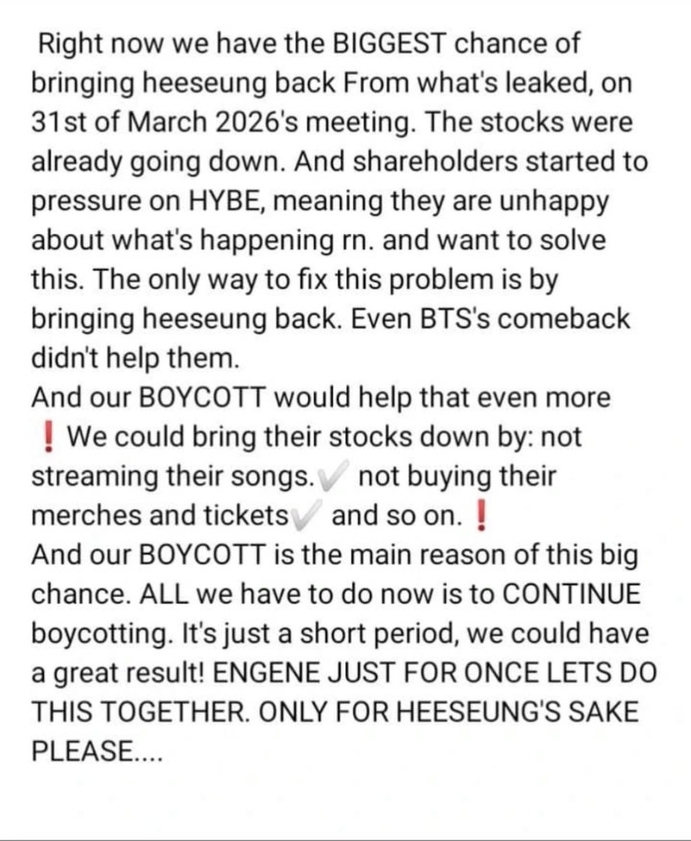 _engene_7_'s tweet photo. #PROTECT_ENHYPEN
#ENGENE_STANDS_ENHY7PEN 

DON’T GIVE UP GUYS ❤️‍🩹
WE CAN DO IT https://t.co/yAqezQmtog