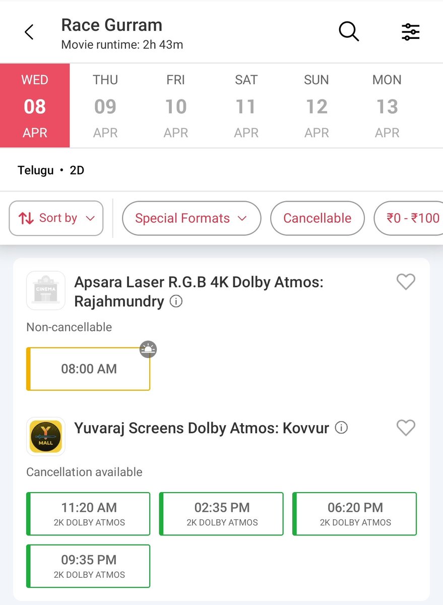 Race Gurram 4K tweet media