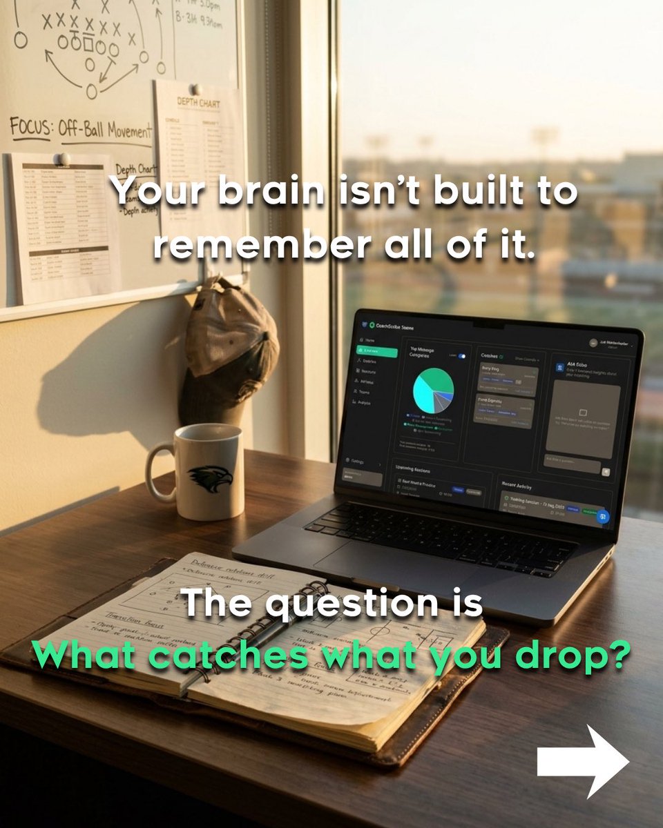 CoachScribeApp's tweet photo. The best coaches don’t just coach hard. They keep what matters.
CoachScribe. Part of the Team. https://t.co/sIlWh3LW6Q