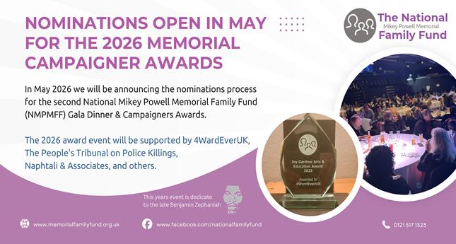 National Mikey Powell Memorial Family Fund tweet media