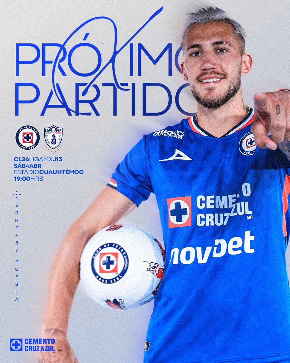 CruzAzul's tweet photo. MAÑANA REGRESA LA MÁQUINA 💙🚂 https://t.co/AjUugZnX9N