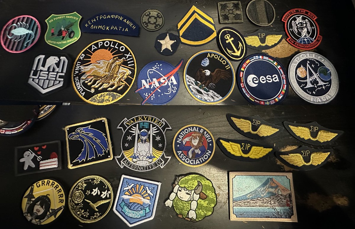 i love collecting patches