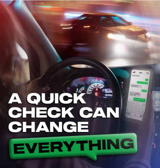 April is Distracted Driving Awareness Month. The Wayne Police Department will have grant funded additional officers on the road conducting Distracted Driving education and enforcement. Please drive safely.