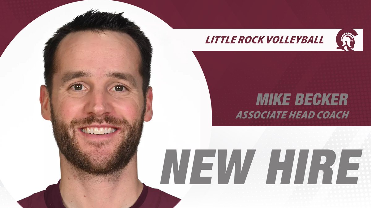 LittleRockVB's tweet photo. Welcome Mike Becker to Little Rock Volleyball!

#LittleRocksTeam https://t.co/j9dbA4wMeu