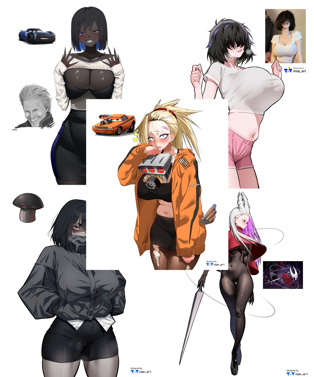 nisp_art l Two tweet media