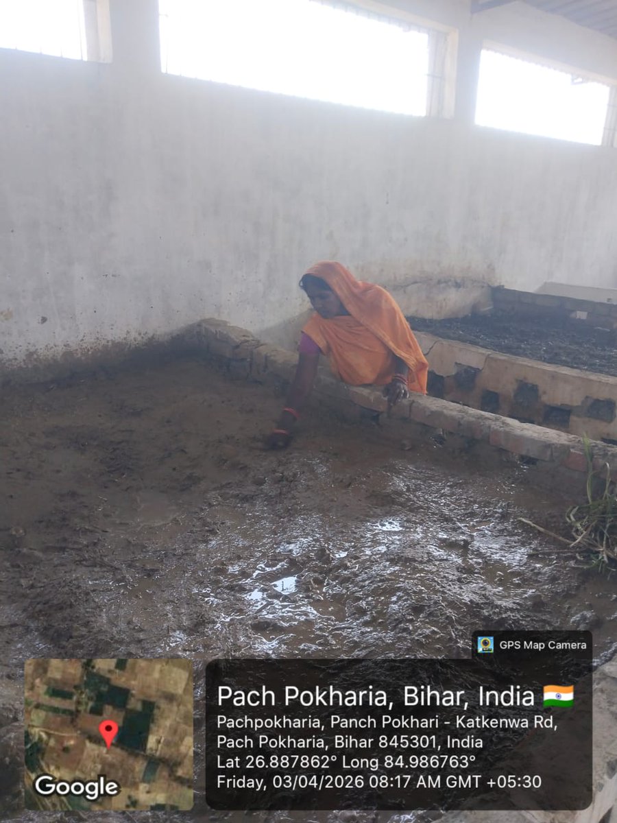 EcMotihari's tweet image. Under #SBMG/#LSBA various #Block #Panchayat,daily Door to Door waste collection is ensured,collected #kitchenwaste is scientifically processed at the #WPU using the #NADEPMethod to produce #organiccompost sustainably.
@Dm_Motihari @LSBA_Bihar @MoJSDDWS @MoRD_GoI @BiharRDD