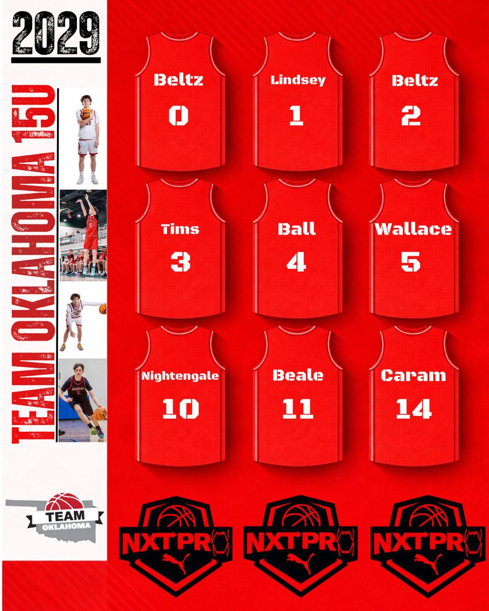 TeamOKBB's tweet photo. Next weekend our @NxtProHoops HS boys teams kickoff their season in Lubbock, TX. We are excited to get this season started! We are confident that these rosters will be able to compete at a high level all summer!

15U - @JettJobe16665 
16U - @h_rodriguez23 
17U - @coachloganlarue https://t.co/NRtVtYwQPJ