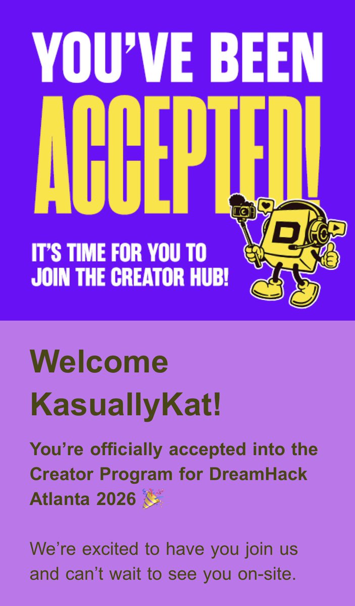 KasuallyKat 🔜 Dreamhack ATL tweet media