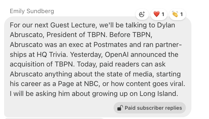 EMILY SUNDBERG tweet media