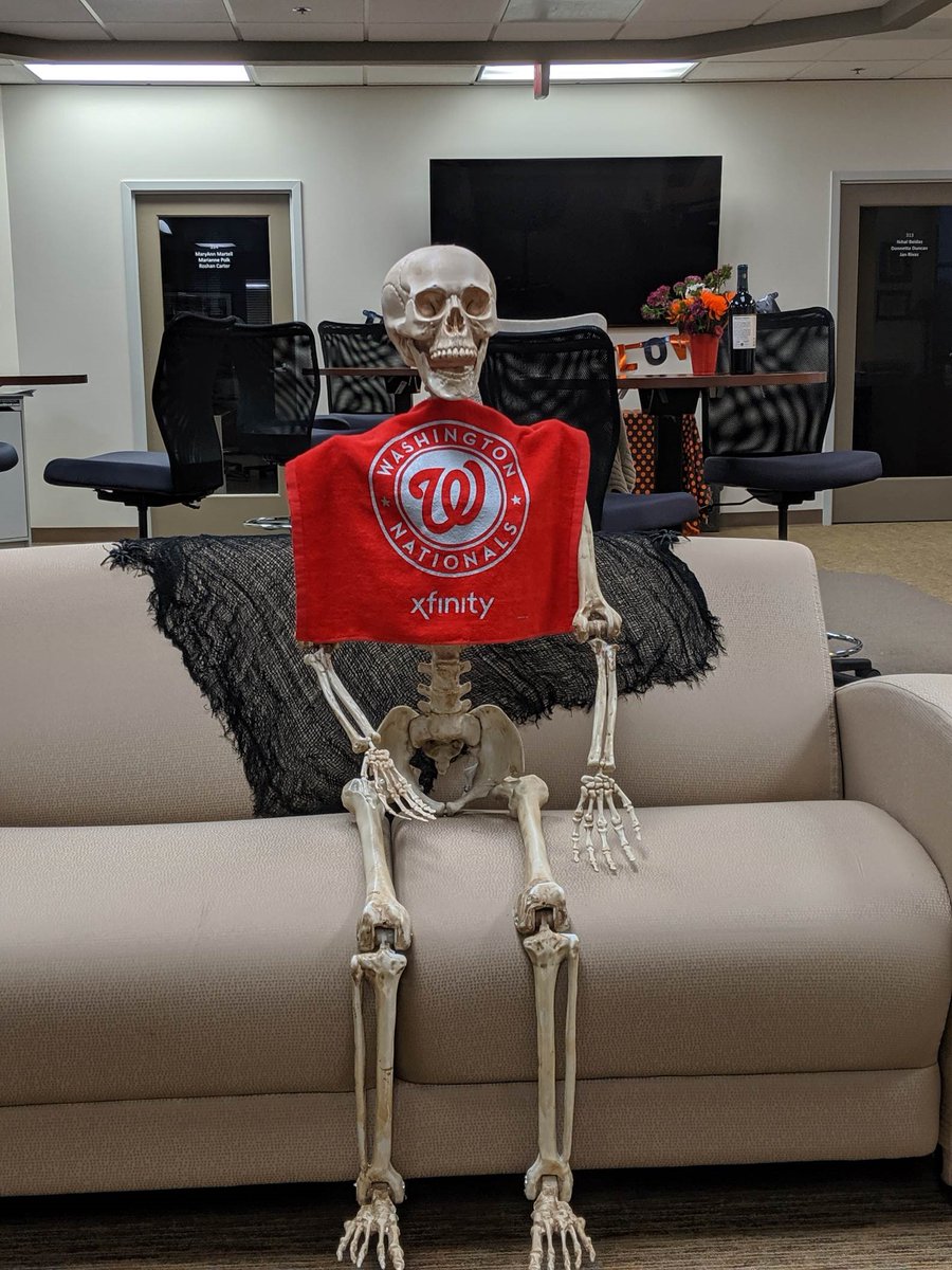 LMensing's tweet photo. ⚾ Waiting is finally over… Opening Day is here!

Even he could not wait any longer 🦴

Let’s go Nats! ❤️🤍💙

#OpeningDay #Nats #Natitude https://t.co/hv9UplD9NB