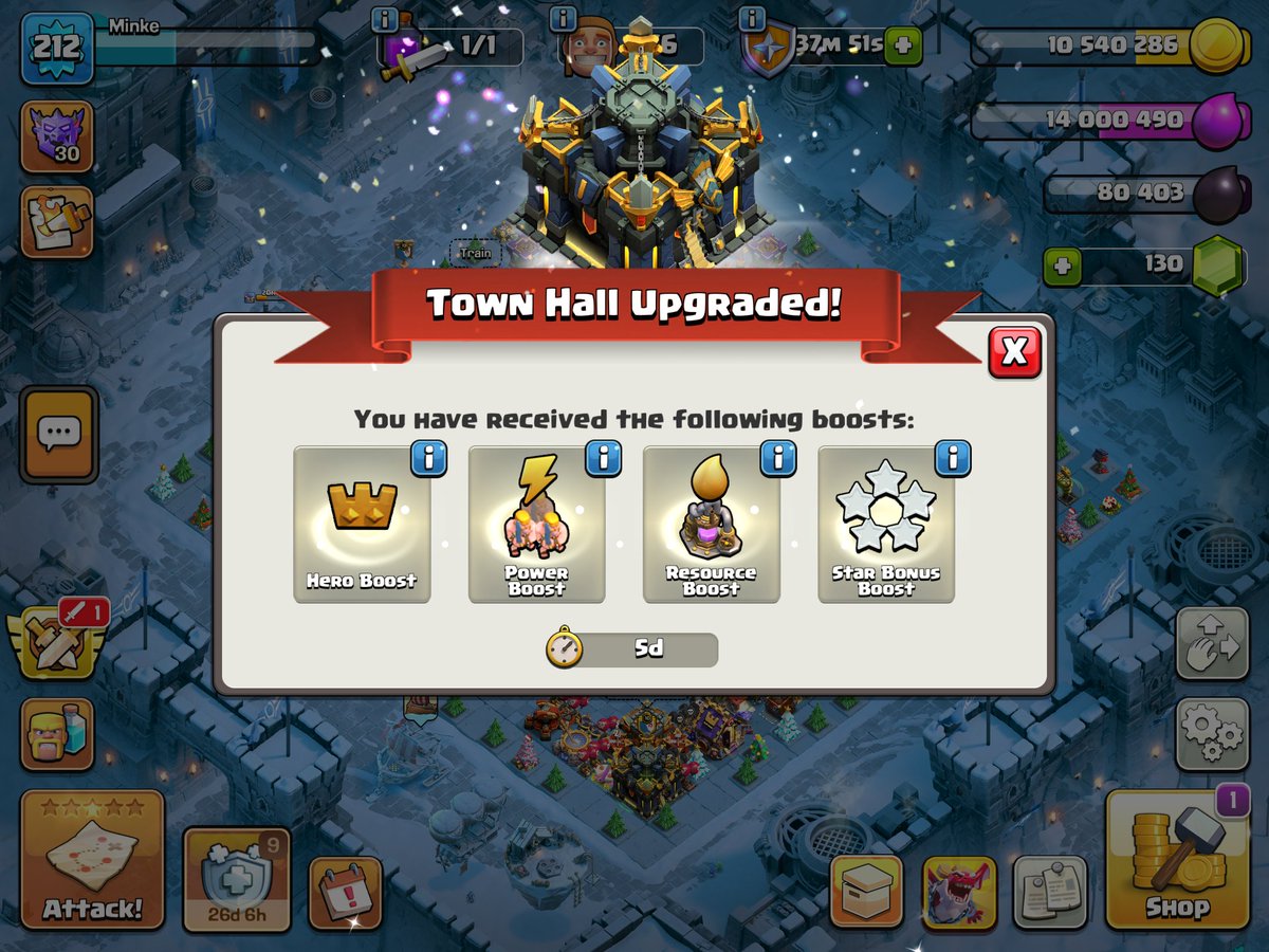 ukirkbaee's tweet photo. TH16 max, up to TH17😪

Sekian lama main coc, akhirnya punya latar baru. https://t.co/4zdgJElrnm