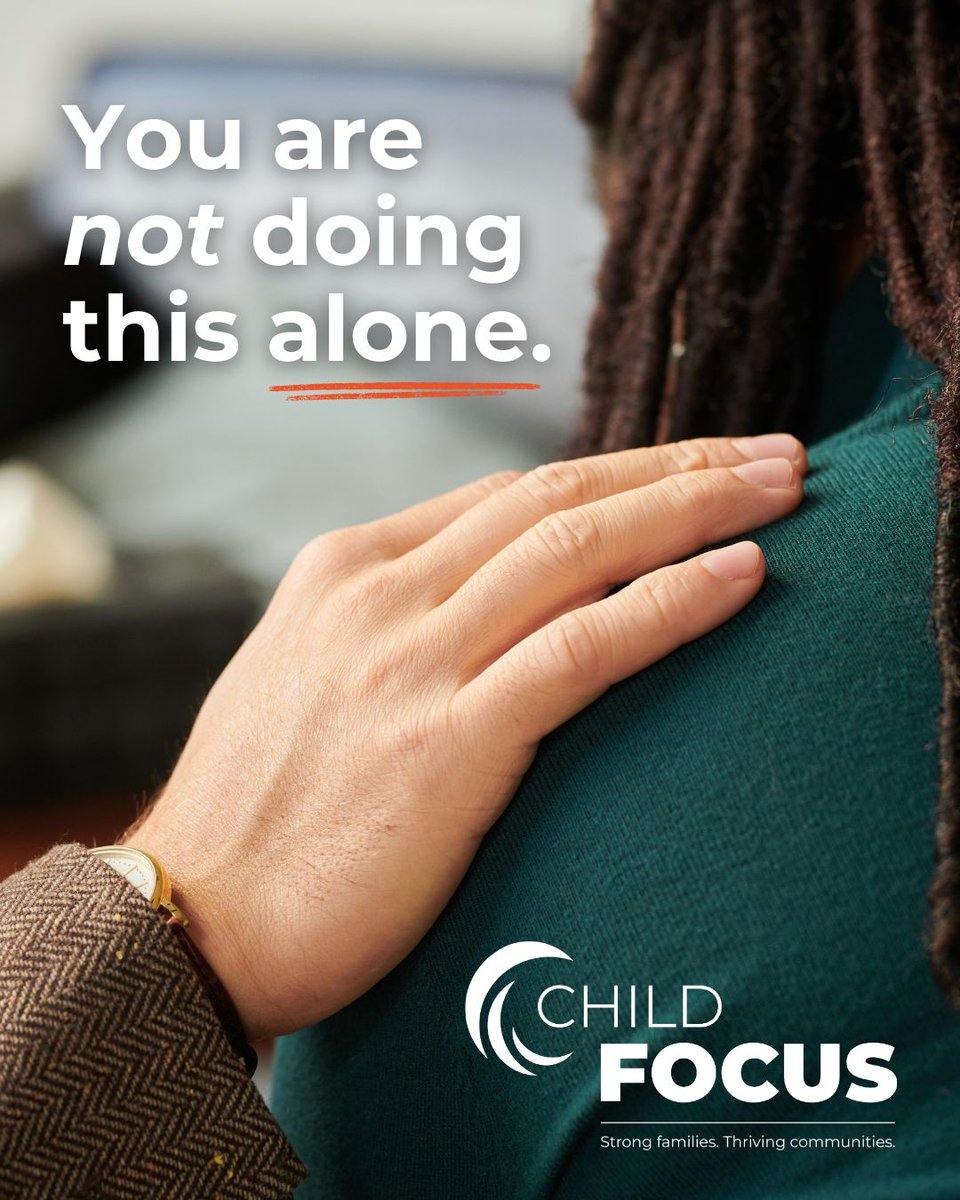 You're not doing this alone. 💙 

We offer mental health support, family programs, substance use services, and more.

child-focus.org/mental-health/…
#FamilySupport #ChildFocus