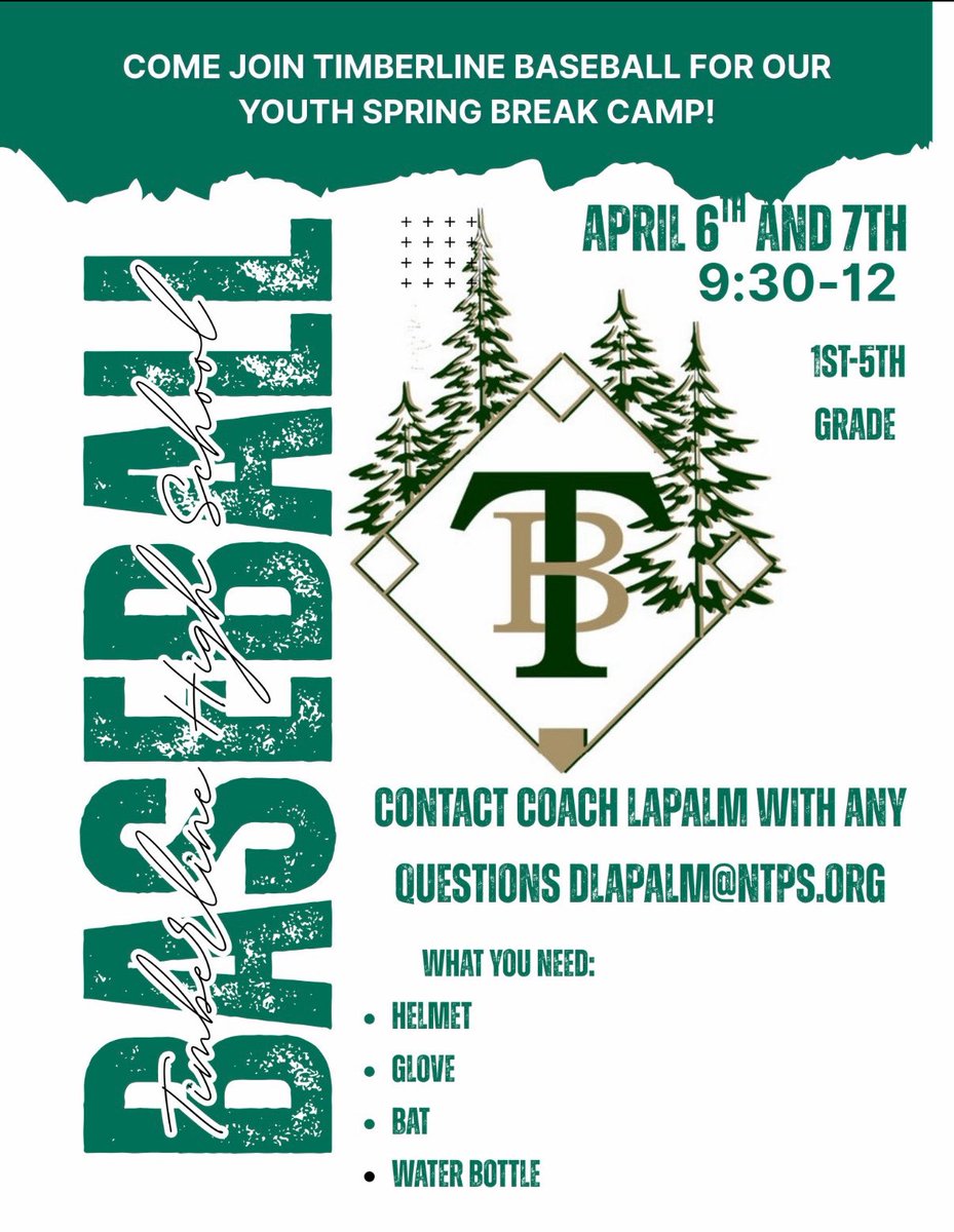 Timberline Baseball tweet media