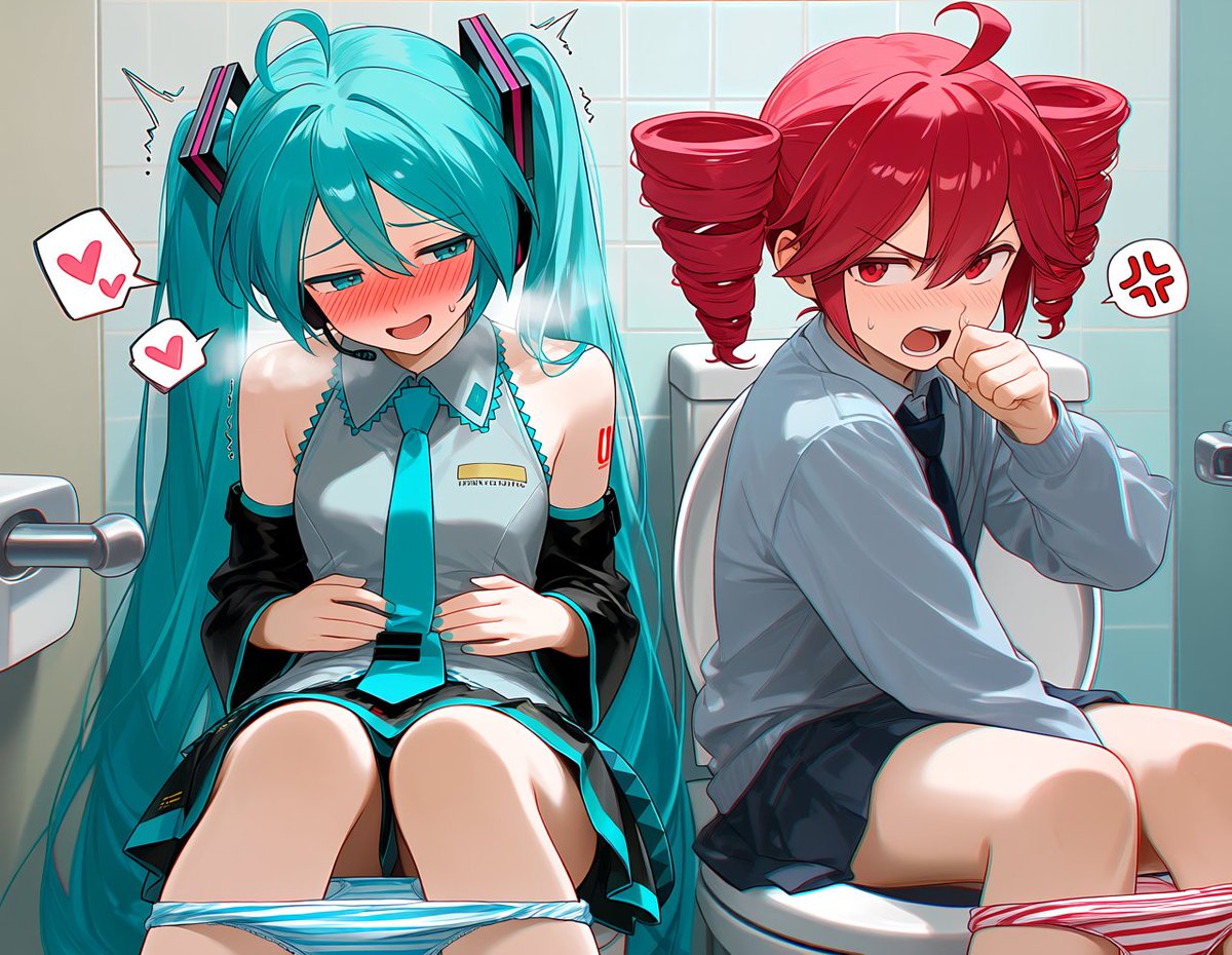 random girls on the toilet 🚽 tweet media