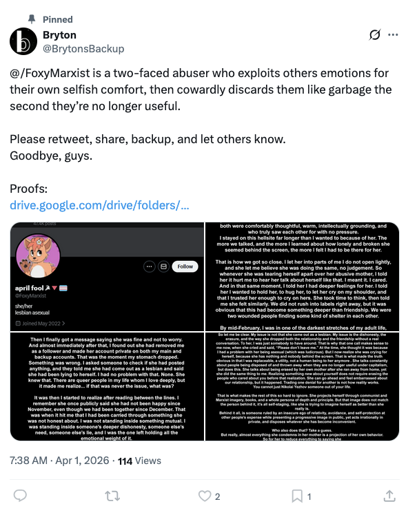 foxy ☭🔻🏳️⚧️ tweet media