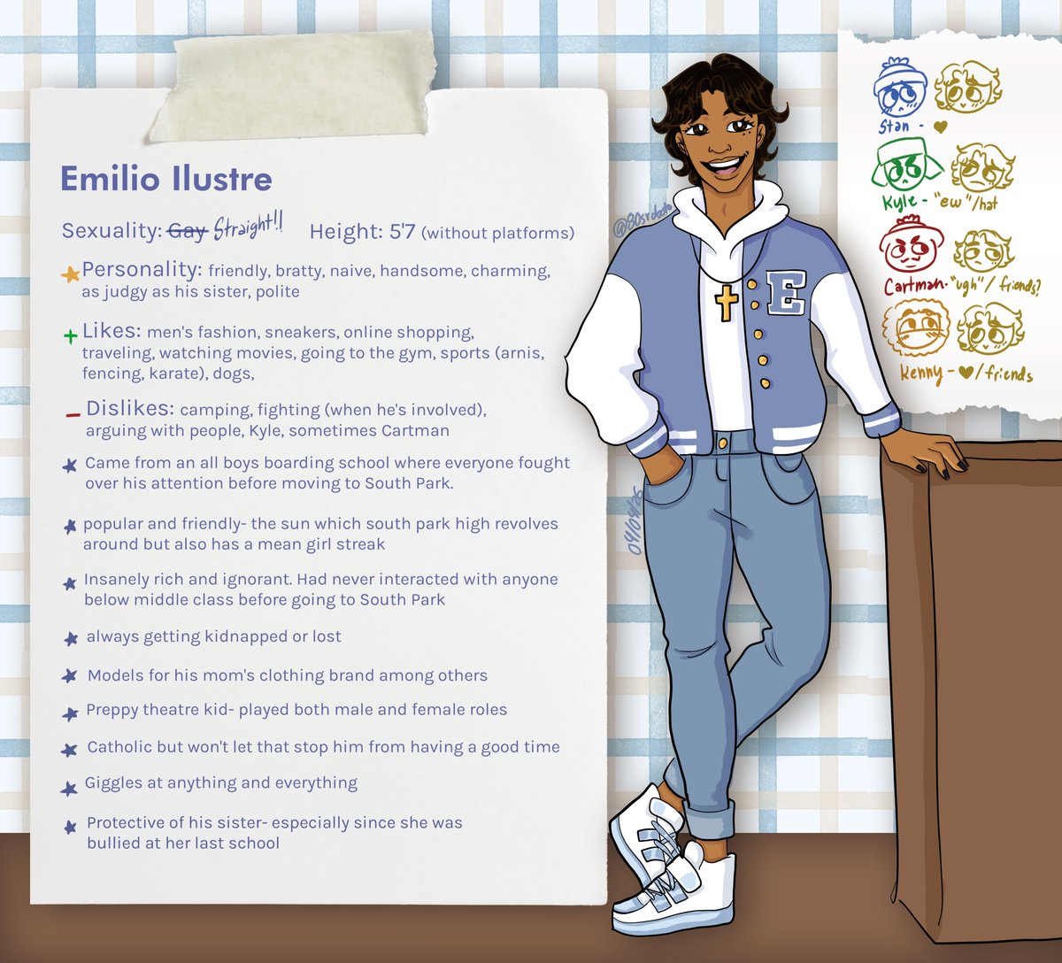 fruitsalav's tweet image. finally finished the twins' character sheet 
#spoc