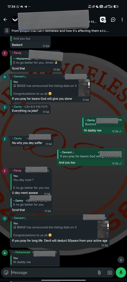 DeePryceless's tweet image. Seee these fools

Like I asked them to invest 😂😭

When #NIGE first cancel the listing date na them dey drop rubbish motivation then e remain small make I experience crude oil now me sef go whine them Dem dey curse their paa say na me 😂😂😭😭😭

@NigeOfficial

#nige