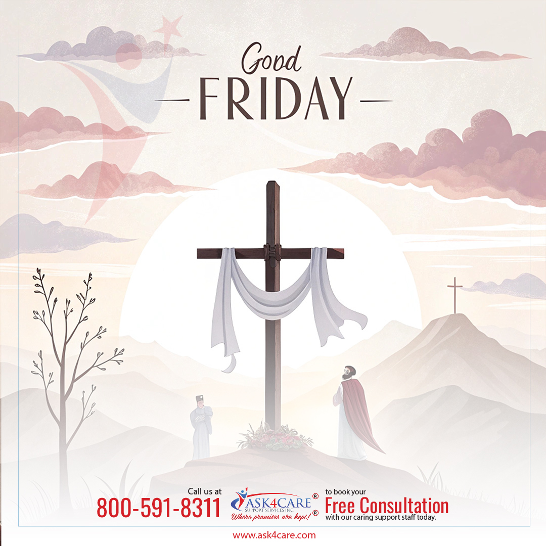 ask4care's tweet photo. On this Good Friday, we reflect on the values of compassion, sacrifice, and hope — reminders of the power of kindness and care in our lives.🤍
visit us: https://t.co/kiPnjtQzKV or Call: 800-591-8311 to explore more about us. https://t.co/aOR9LpWl00