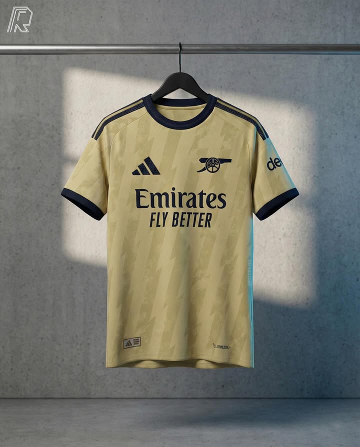 Engr_Hamzee's tweet photo. 🚨 Just In : New look of the 2026/2027 Arsenal's Away kit with Adidas.

How good is the design? 👀 https://t.co/Ko7eb0tntn
