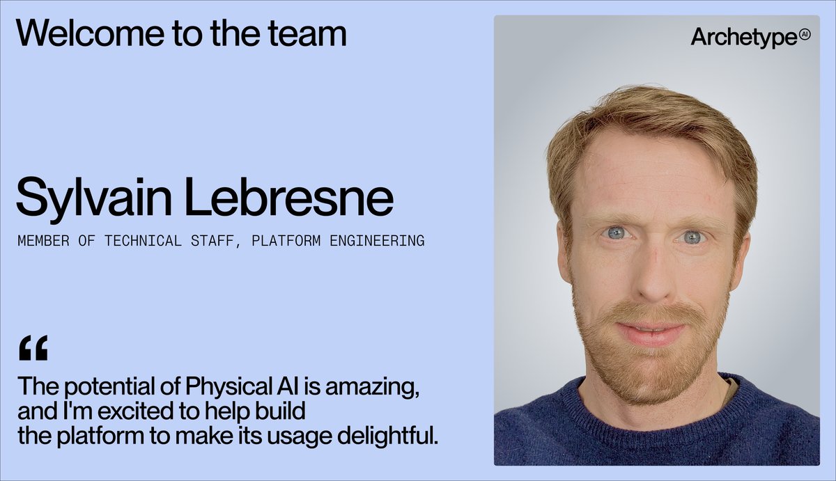 Archetype AI tweet media