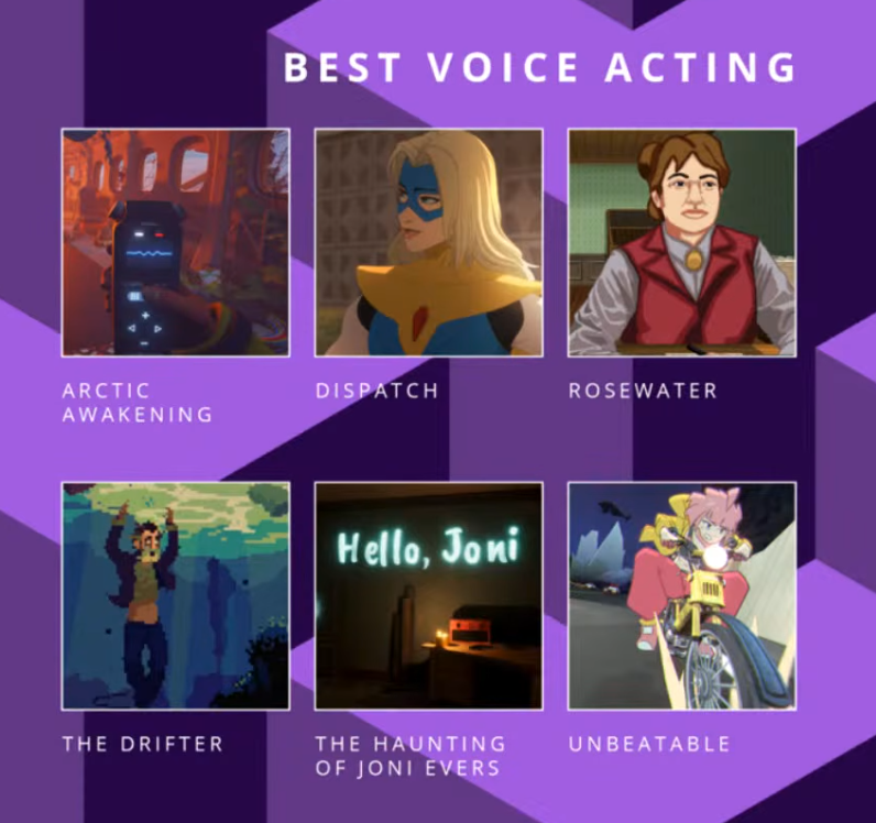 dcellgames's tweet photo. we're honored to have been recognized by @debugmagazine's Indie Game Awards for the following nominations!!! 

- BEST SOUNDTRACK
- BEST SOUND DESIGN
- BEST VOICE ACTING
- BEST ART DIRECTION
- BEST NEW STUDIO (D-CELL) https://t.co/EKEZPjQpMK