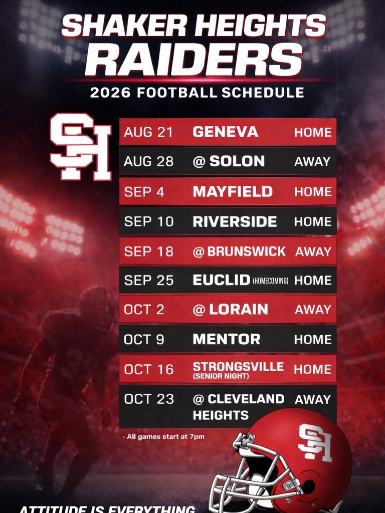 Shaker Heights High School Football tweet media