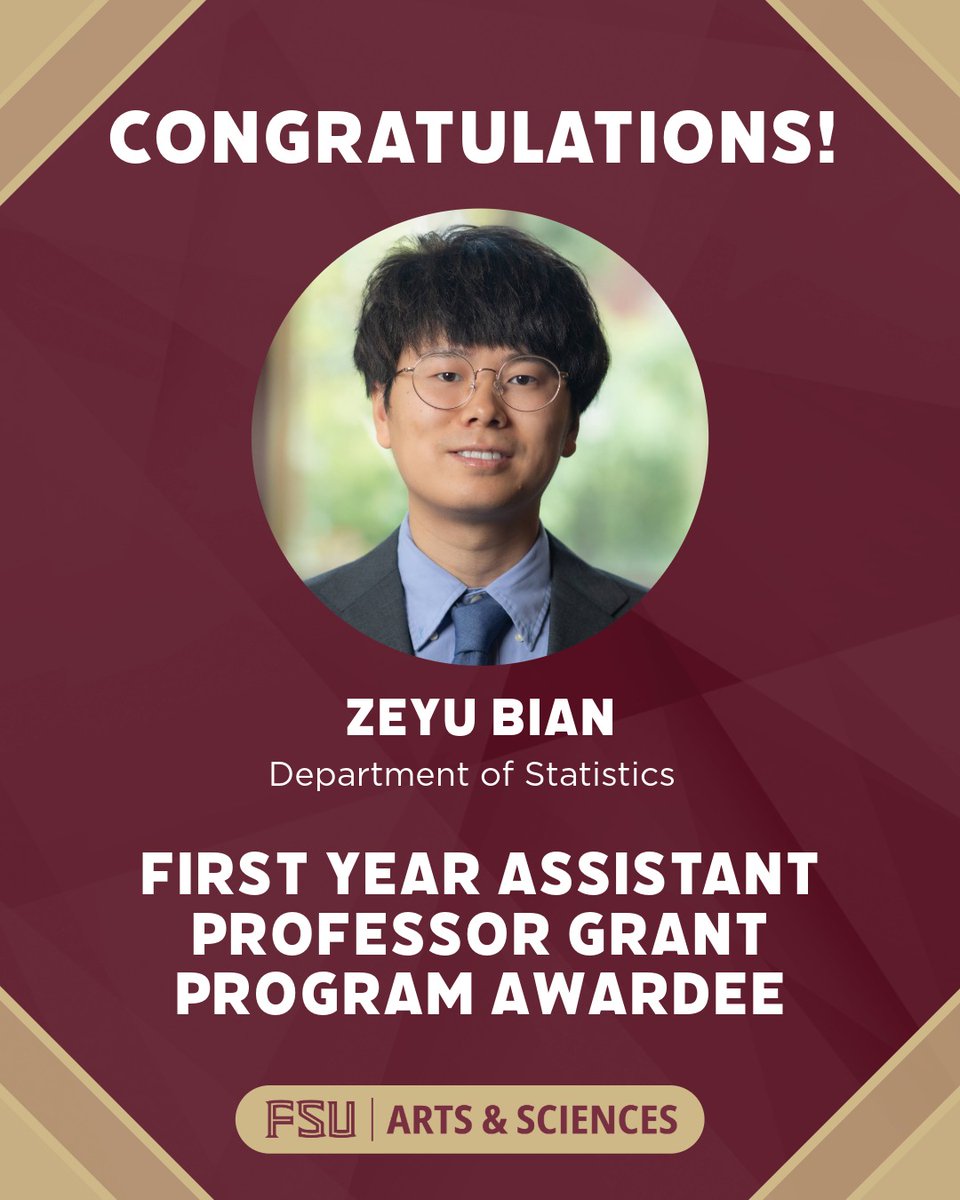 FSU Department of Statistics tweet media