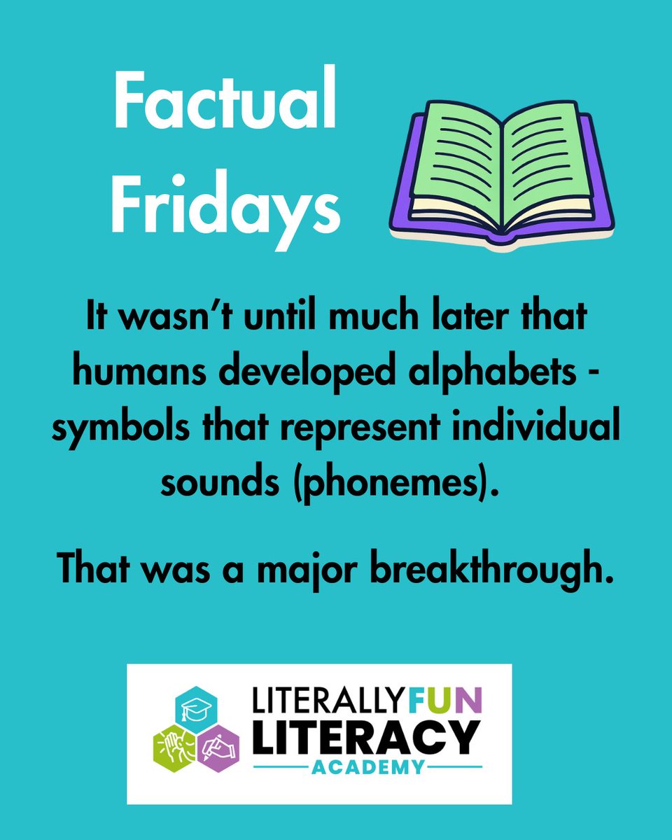 LiterallyFunLit's tweet photo. Factual Fridays! Sharing some reading science facts with our followers!

#factualfriday #dyslexia #dyslexiasupport #readingscience #londonontario #readingsupport #writingsupport https://t.co/Bysr9wsNVD