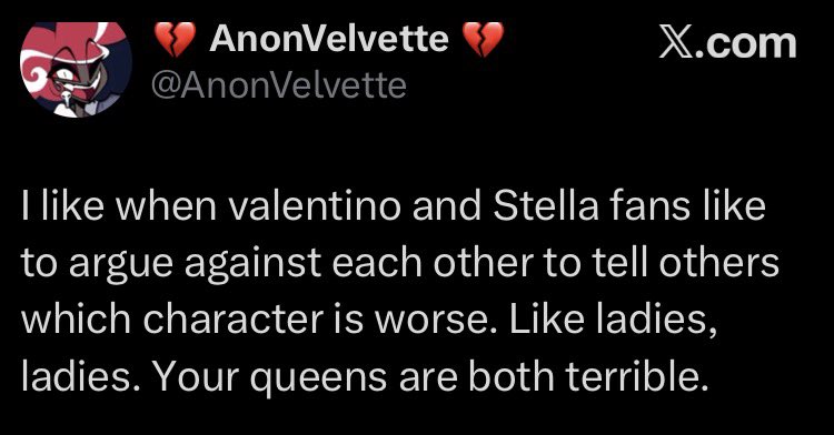 💔 AnonVelvette 💔 tweet media