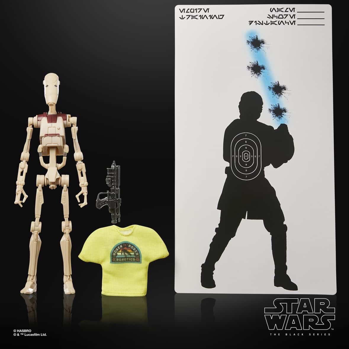 yak_face's tweet image. Target exclusive Battle Droid (May the Fourth Be With You Edition) #hasbro #starwarsblackseries #target #starwars