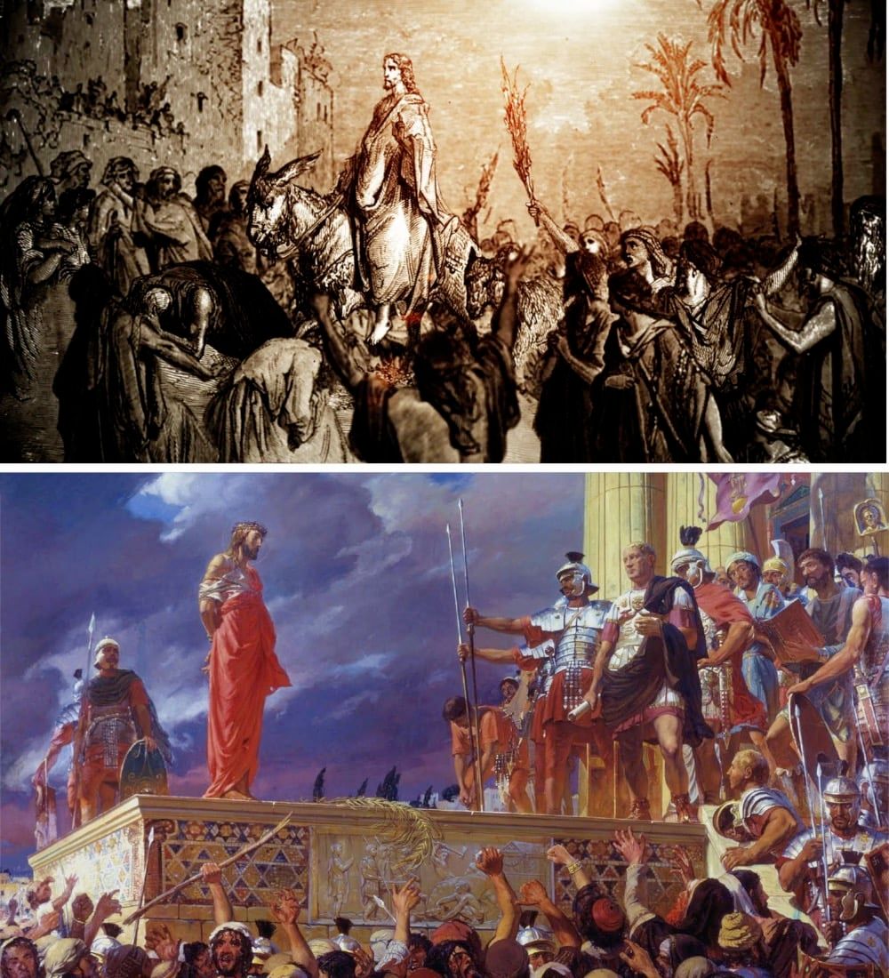 Viernes Santo

Mató a los profetas.
Mató a los santos que le fueron enviados bajo la antigua alianza.
Finalmente, cuando Dios les envió a su Hijo, prefirieron a un ladrón y asesino antes que a Jesucristo.

El procurador romano intentó salvarlo, pero la gran ciudad infiel pidió a